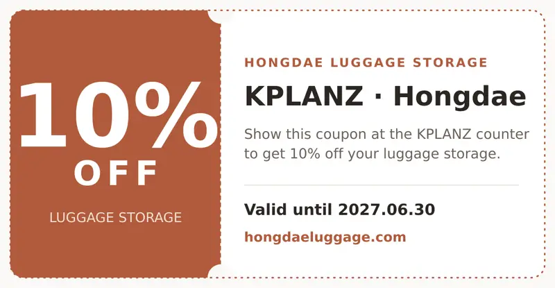 Show this website coupon at KPLANZ for 10% off